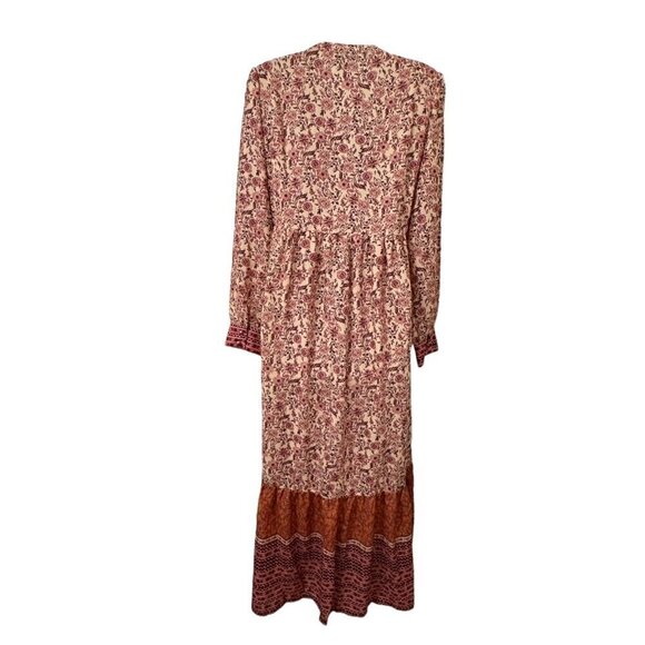 Nordstrom Mila Mae Border Print Midi Dress size S New - Picture 5 of 7